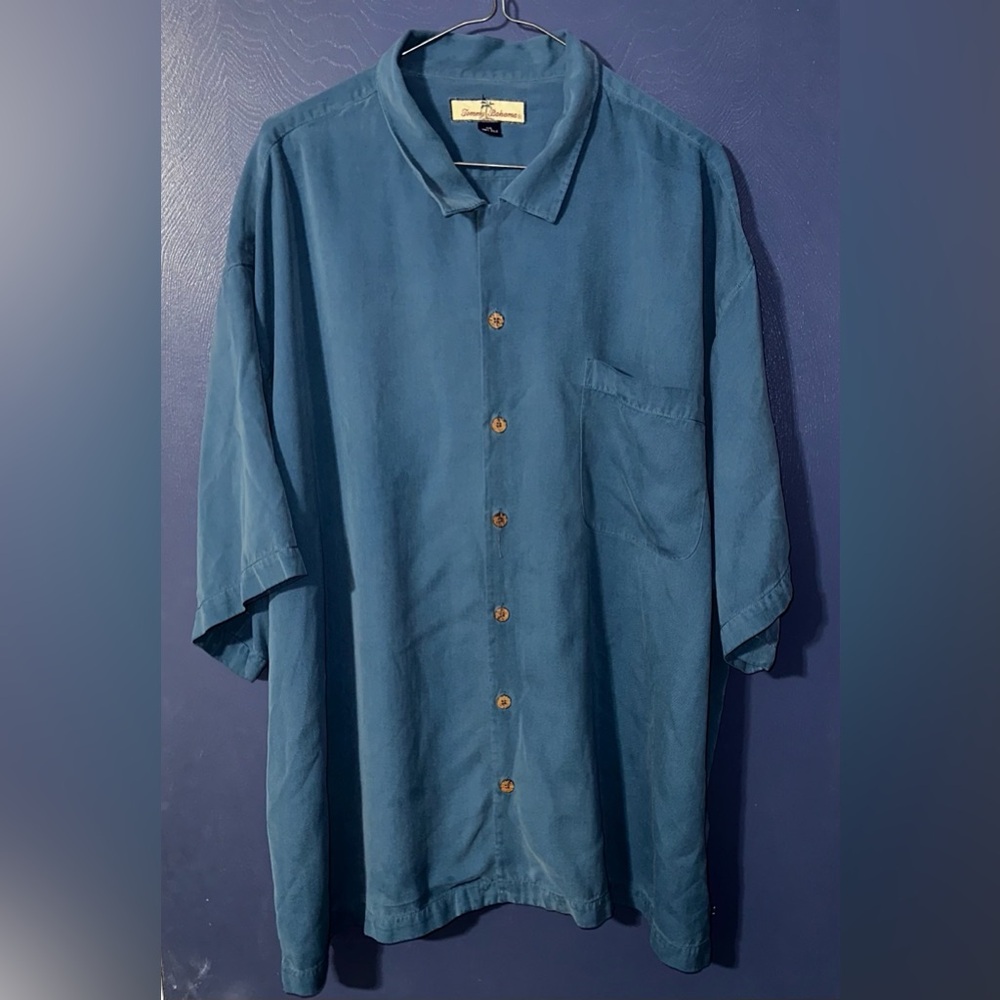 Tommy Bahama 100% Silk Casual Shirt XXL